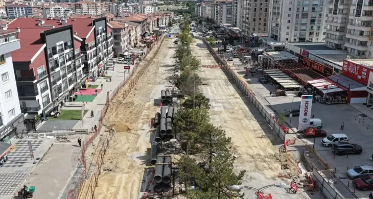 Dikimevi-Natoyolu hattı tüm hızıyla ilerliyor