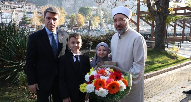 Diyanet İşleri Başkanı Arpaguş, memleketi Amasya’da temaslarda bulundu