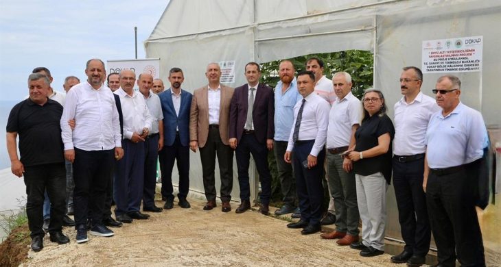“Akçaabat Örtüaltı Yetiştiriciliğinin Yaygınlaştırılması” projesi açılış töreni gerçekleştirildi
