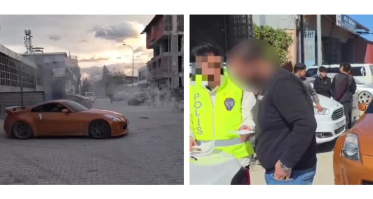 Drift yapan sürücüye ağır yaptırım