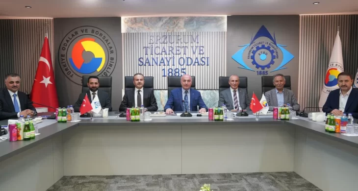 Duhok Ticaret ve Sanayi Odası ile IKBY heyetinden ETSO’ya ziyaret