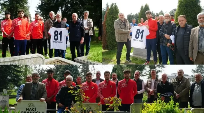 Düzcespor’da “eski başkanlar” mezarları başında anıldı