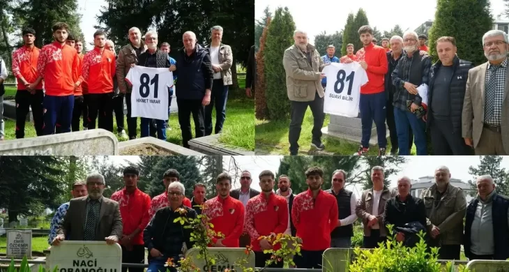 Düzcespor’da “eski başkanlar” mezarları başında anıldı