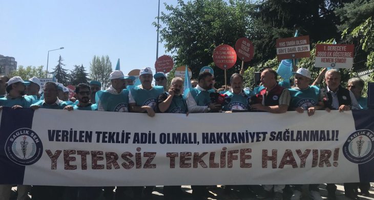 Sağlık-Sen’den hükümetin zam teklifine: Yetersiz teklife hayır!