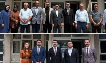 Kaymakam Muhammed Emin Tutal’a başkanlardan ziyaret