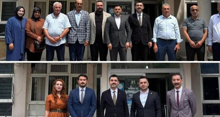 Kaymakam Muhammed Emin Tutal’a başkanlardan ziyaret