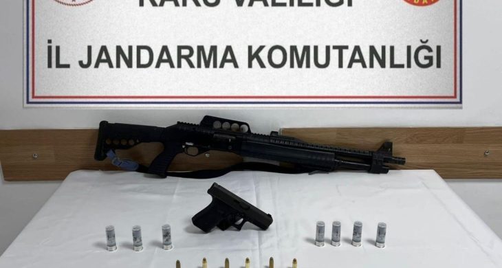 Kars’ta ruhsatsız silah operasyonu: 2 şahsa adli ve idari işlem yapıldı