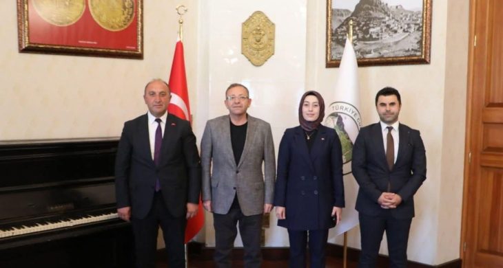 Vali Ziya Polat, Hanak protokolünü makamında ağırladı