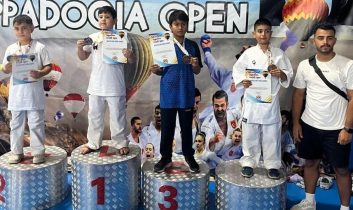 Sporcularımız Kapadokya karate Şampiyonası’ndan madalyalarla döndü