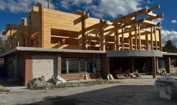 Arpaçay kütük ev projesi şekillenmeye başladı