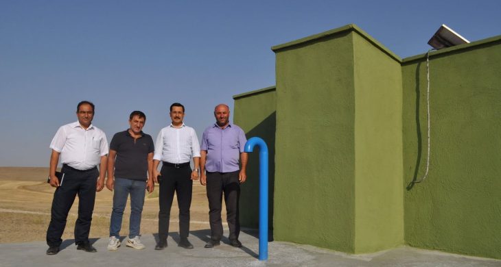 Kaymakam Demirtaş, Su Deposu çalışmasını yerinde inceledi