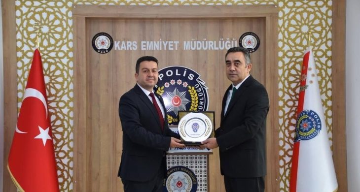 İdare Mahkemesi Başkanı Yonisoğlu’ndan Emniyet Müdürü ‘ne ziyaret