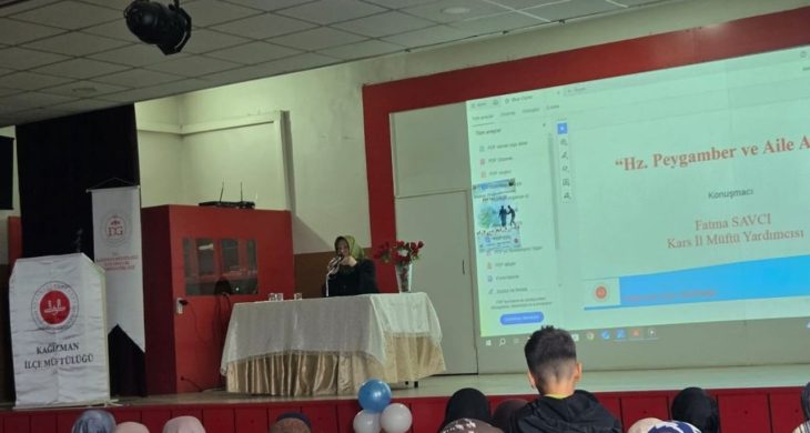 Kağızman’da Hanımlara Yönelik Mevlid-i Nebi konferansı düzenlendi