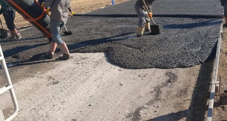 Sarıkamış Altınbulak Köyü’nde 5,1 kilometrelik beton yol tamamlandı