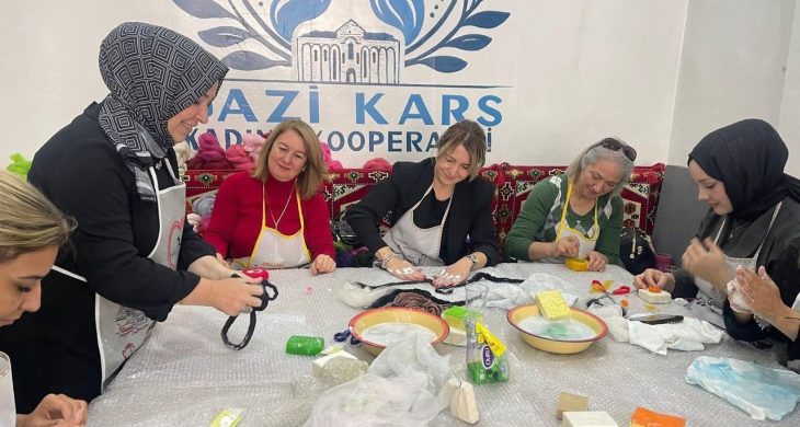 Gazi Kars Kadın Kooperatifi Keçe Projesi’ne önemli bir adım attı