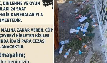 Kağızman’da park ve oyun alanlarına 24 saat kamera takibi