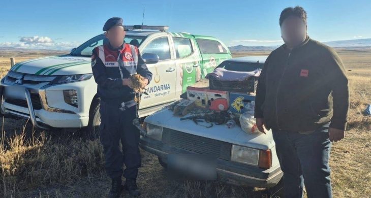 Kars’ta yasadışı şahin avcılığına 1 milyon TL’yi aşan para cezası