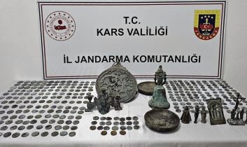 Kars’ta tarihi eser operasyonu: 5 şüpheli tutuklandı