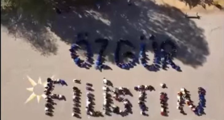 Kars’ta öğrencilerden Filistin’e destek: “Gazze” koreografisiyle farkındalık mesajı