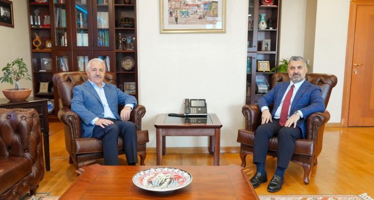 Ahmet Arslan’dan RTÜK Başkanı Ebubekir Şahin’e ziyaret