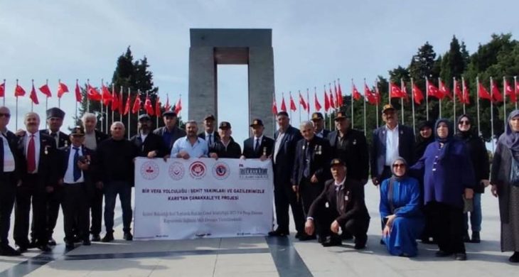 Bir Vefa Yolculuğu: Şehit yakınları ve gazilerden Kars’tan Çanakkale’ye anlamlı ziyaret