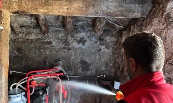 Susuz’da şap hastalığına karşı aşılama ve dezenfekte çalışmaları devam ediyor