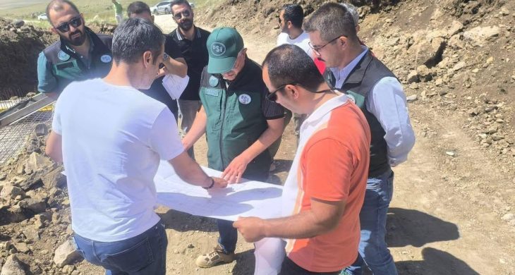 DSİ Kars Bölge Müdürü Serdar Kotan, Kars’taki çalışmaları yerinde inceledi
