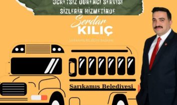 Başkan Serdar Kılıç’tan eğitime destek: Ücretsiz servis hizmeti bu yıl da devam ediyor