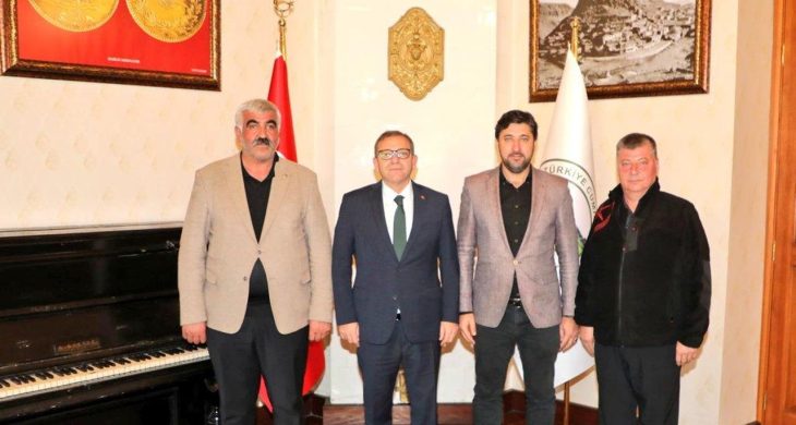 Kars Valisi Ziya Polat, iş dünyasının temsilcilerini makamında ağırladı