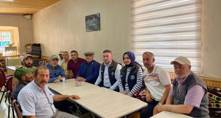 Kars Ziraat Odası Başkanı Özcan Müçük’ten köy ziyaretleri ve şap hastalığı uyarısı