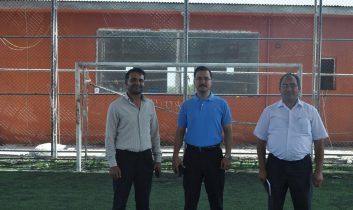 Akyaka İlçesindeki kapalı halı sahası yenileniyor