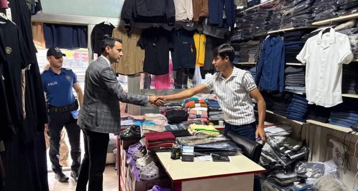 Kaymakam Mehmet Ali Semiz esanafla bir araya geldi