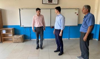 Digor Kaymakamı Ahmed Tayyib Kahraman’dan Kocaköy Okuluna ziyaret