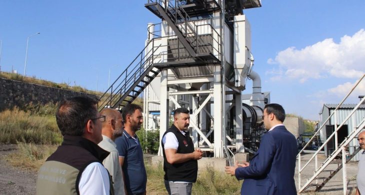 Kaymakam Mehmet Ali Semiz, Selim İlçe Özel İdare Şantiyesini ziyaret etti