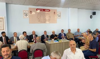 AK Parti TBMM Grup Başkanı Abdullah Güler, Kars TSO Başkanı Bozan’a taziye ziyaretinde bulundu