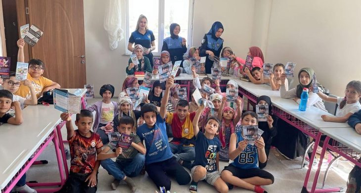 Kars’ta yaz Kur’an kursu öğrencilerine güvenlik eğitimi verildi