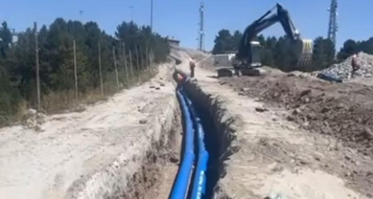 Sarıkamış’ta suni karlama ve gölet çalışmaları hızla devam ediyor