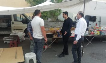 Kaymakam Muhammed Emin Tutal, Halk Pazarı’nda Esnafa hayırlı işler diledi
