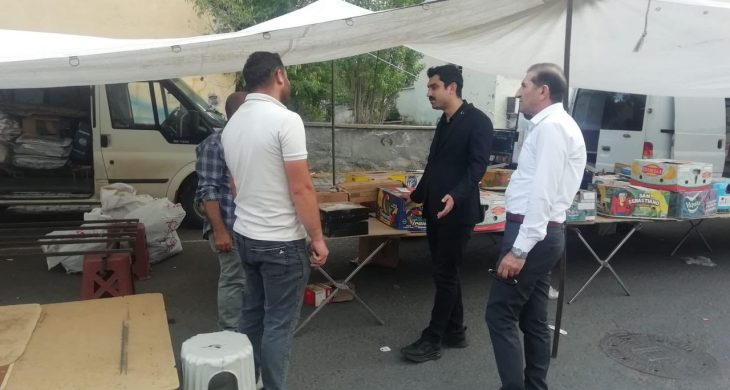 Kaymakam Muhammed Emin Tutal, Halk Pazarı’nda Esnafa hayırlı işler diledi