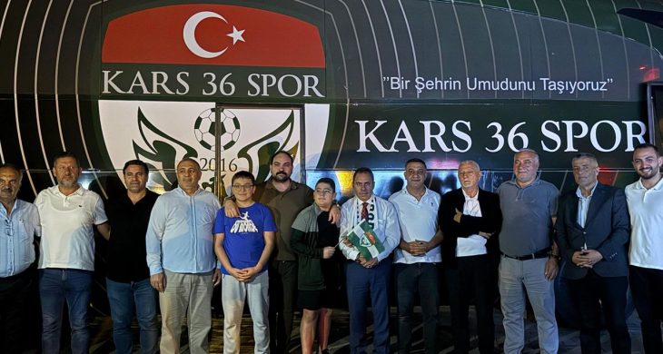 Kars36 Spor’a yeni takım otobüsü