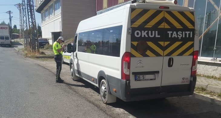 Kars’ta Okul Servislerine Sıkı Denetim: Öğrenci Güvenliği Ön Planda