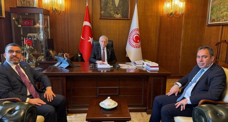 Kars Milletvekili Adem Çalkın ve Başkan Senger’den TBMM Başkanvekili Celal Adan’a ziyaret