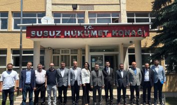 AK Parti Kars Milletvekili Adem Çalkın’dan Susuz Kaymakamı Muhammed Emin Tutal’a hayırlı olsun ziyareti