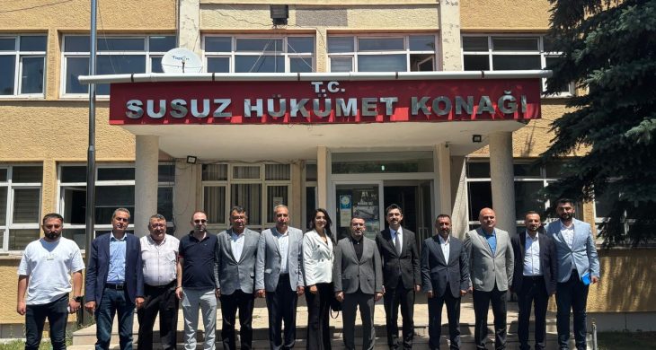 AK Parti Kars Milletvekili Adem Çalkın’dan Susuz Kaymakamı Muhammed Emin Tutal’a hayırlı olsun ziyareti