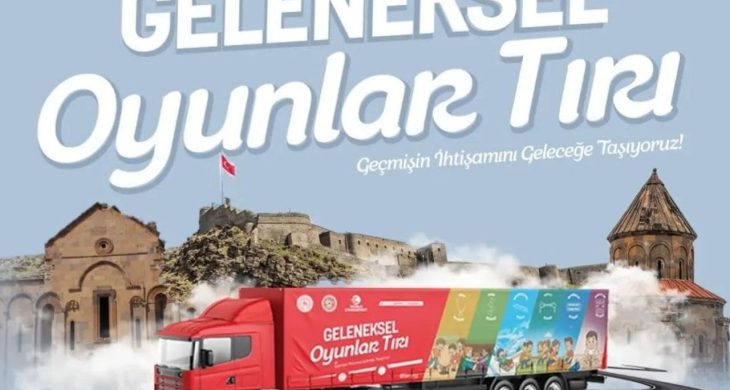 Geleneksel Oyunlar Tırı Kars’ta Çocuklarla Buluşuyor!