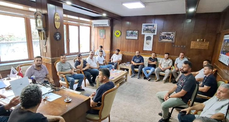 TTK Demiryolu Servisi çalışanları Genel Maden İşçileri Sendikası’nı ziyaret etti