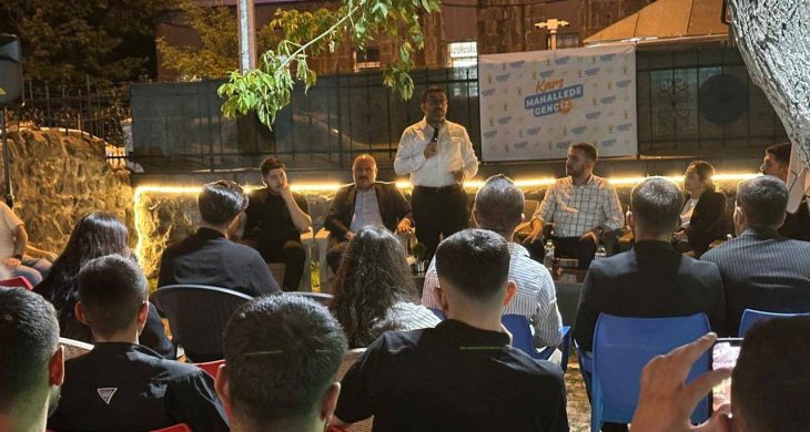 Milletvekili Adem Çalkın, Kars’ta gençlik buluşmasında gençlerle bir araya geldi