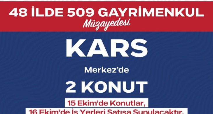 TOKİ’DEN 48 İLDE 509 GAYRİMENKUL SATIŞI