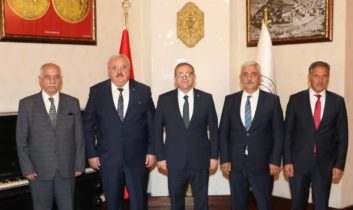 Vali Ziya Polat, Süt Üreticileri Birliği’ni makamında kabul etti