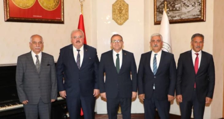 Vali Ziya Polat, Süt Üreticileri Birliği’ni makamında kabul etti